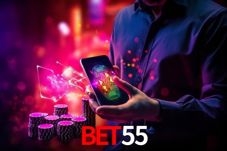 Interface do App bet55